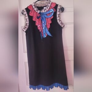 Sequin Bow Dress Size Small. Beautiful!!! Anime,Highend, Pop Art, Great Material